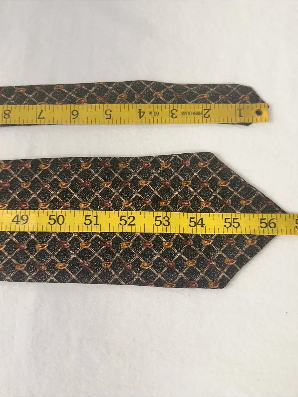 Bugatti Mens Tie Grey & Mauve Paisley Necktie Silk Office Party Wedding